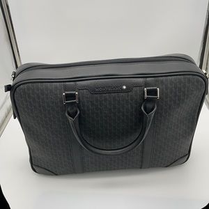 Black Mont Blanc Brief case 15 inch